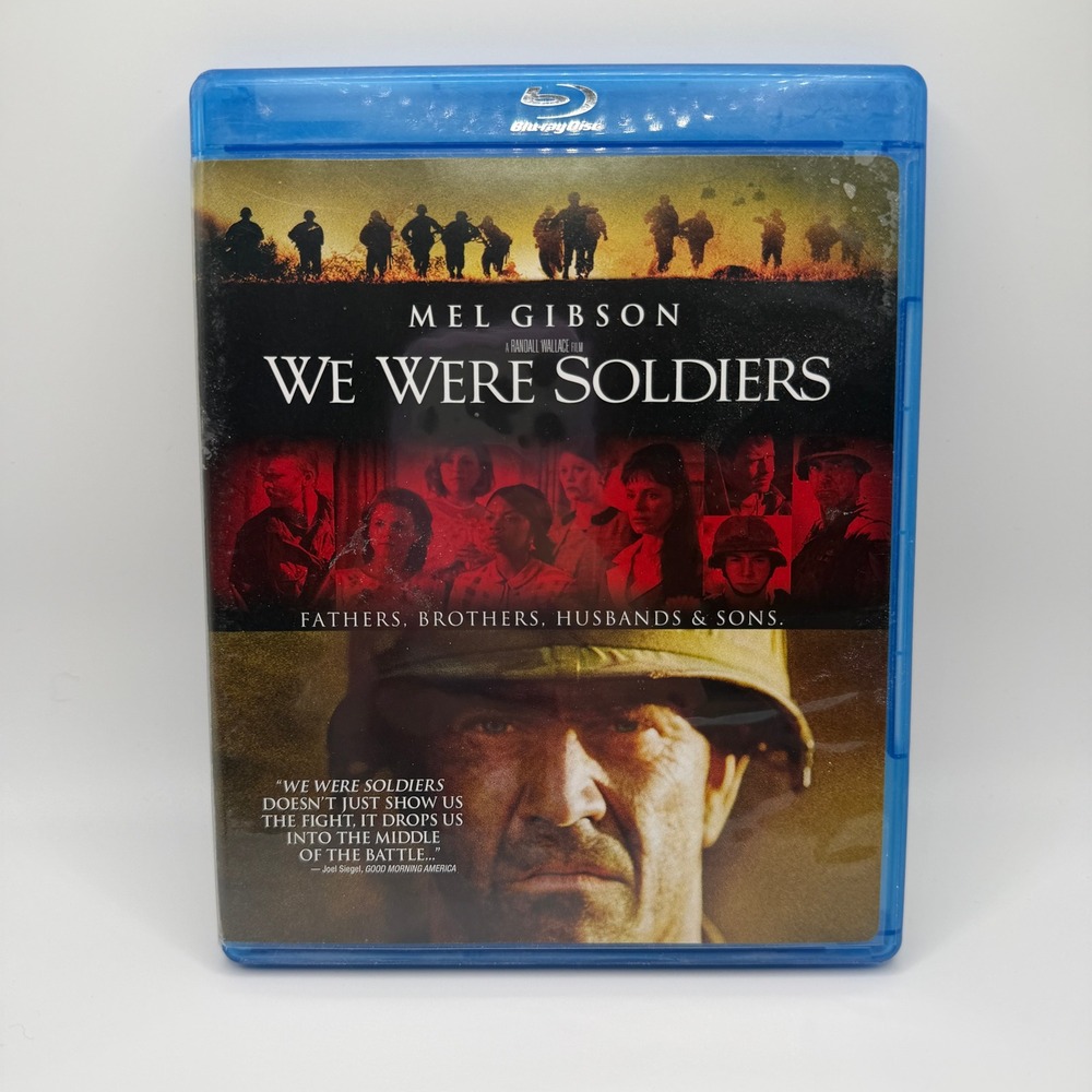 We Were Soldiers Blu-ray Mel Gibson War Movie Randall Wallace 2002 Action Drama